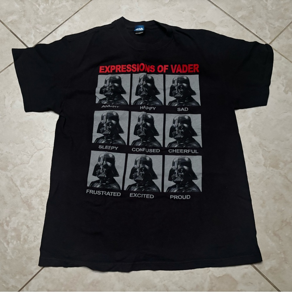 Star Wars Black Cotton T-Shirt